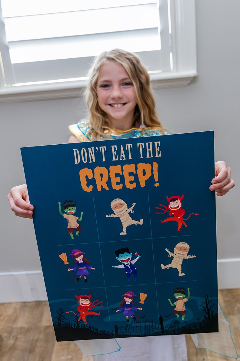 Don't Eat the Creep! Halloween Poster Board Game